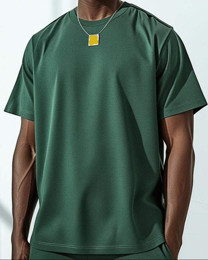 Men’s Oversized Heavyweight T-Shirt – 280GSM Cotton Tee, Casual Streetwear