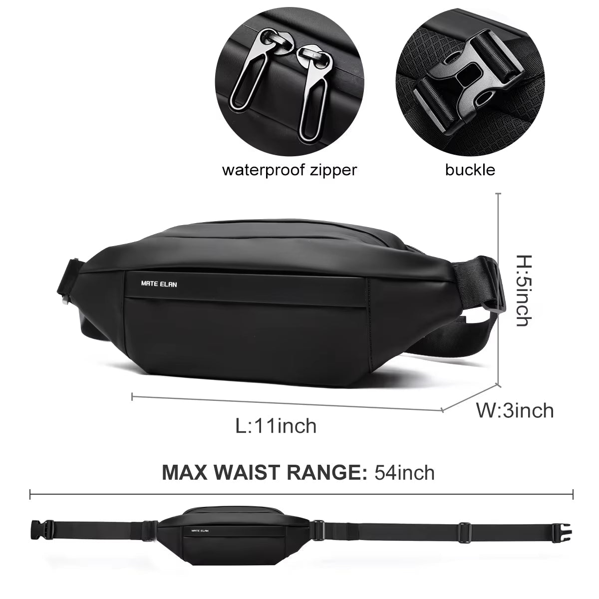 Premium Waterproof Crossbody Sling Bag – Fashionable Travel & Sport Shoulder Bag with Magnetic Buckle