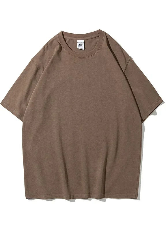 Men’s Oversized Heavyweight T-Shirt – 280GSM Cotton Tee, Casual Streetwear