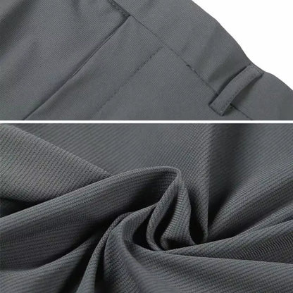 Men’s Slim Fit Dress Pants – Breathable Stretch Suit Trousers for Summer Casual & Streetwear