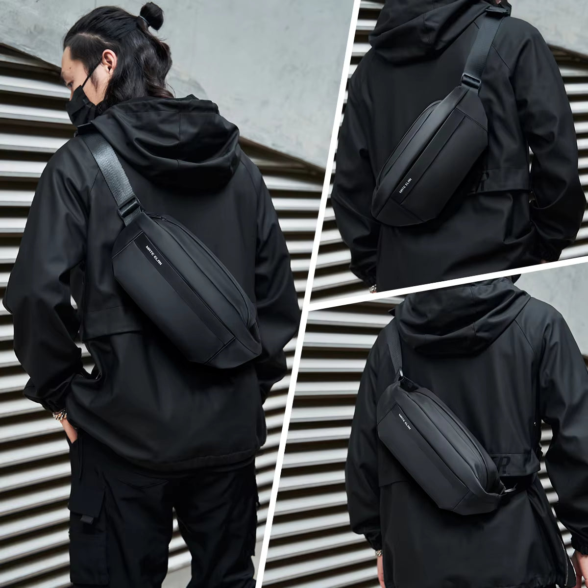 Premium Waterproof Crossbody Sling Bag – Fashionable Travel & Sport Shoulder Bag with Magnetic Buckle